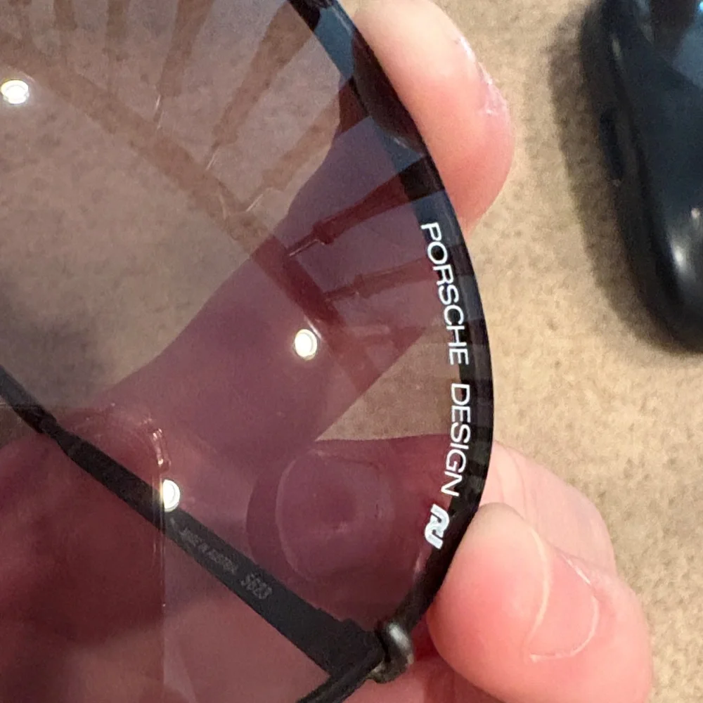 Porsche Design by Carrera Black Aviator Sunglasses Vintage